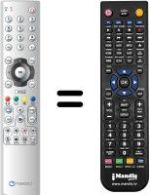 Replacement remote control WHV15711W