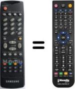 Mando a distancia equivalente Samsung WHV5146