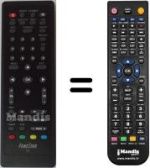 Mando a distancia equivalente Fonestar WHV12478W