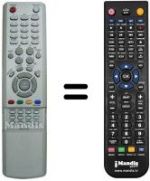 Télécommande équivalente Samsung HVS54002
