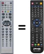 Télécommande équivalente HVS54820