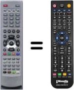 Télécommande équivalente HVS53530