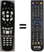 Mando a distancia equivalente HVS53477
