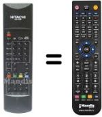 Mando a distancia equivalente HVS54632