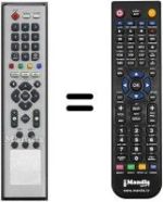 Replacement remote control HVS53371