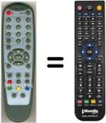 Télécommande équivalente HVS53333