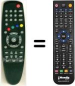 Télécommande équivalente HVS53476
