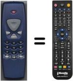 Télécommande équivalente Nokia HVS53549