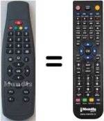 Replacement remote control HVS53620