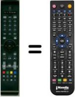 Télécommande équivalente HVS53250