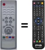 Télécommande équivalente HVS53518