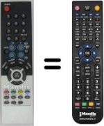 Télécommande équivalente Samsung HVS54915