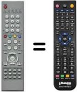 Télécommande équivalente Samsung HVS54911