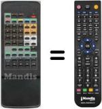 Replacement remote control HVS54308