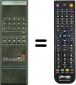 Replacement remote control WHV3057