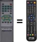 Télécommande équivalente WHV3201