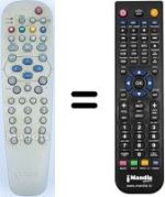 Télécommande équivalente SEC2822