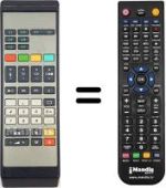 Télécommande équivalente SEC1542
