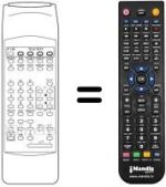 Télécommande équivalente SEC2549