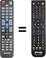 Mando a distancia equivalente Samsung WHV12636