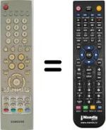 Télécommande équivalente SEC3455