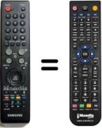 Mando a distancia equivalente Samsung SEC0641
