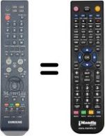 Mando a distancia equivalente Samsung WHV3985
