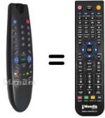 Télécommande équivalente SEC2859