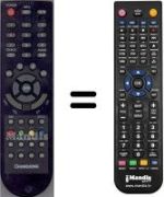 Télécommande équivalente Changhong WHV14327
