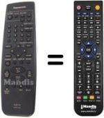 Télécommande équivalente SEC2397