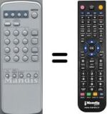 Télécommande équivalente WHV15027