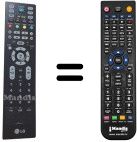 Mando a distancia equivalente LG WHV14664
