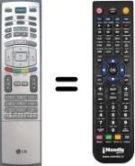 Mando a distancia equivalente LG SEC3951