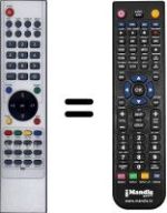 Télécommande équivalente WHV15990