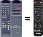 Mando a distancia equivalente WHV5165