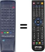 Replacement remote control WHV7922