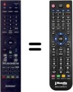 Replacement remote control Silvercrest WHV12277