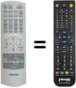 Télécommande équivalente Toshiba SEC3248