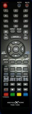 Original remote control REFLEXION TDD1500-2