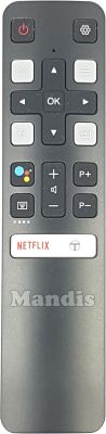 Mando a distancia original TCL RC802V (06BTZNYYADRC802V)