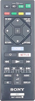 Mando a distancia original SONY RMT-VB100I (149290121) Mando a distancia original SONY RMT-VB100I (149290121)