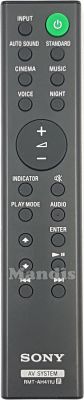 Mando a distancia original SONY RMT-AH411U (149336011) Mando a distancia original SONY RMT-AH411U (149336011)