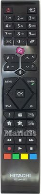 Télécommande d'origine HITACHI RC A48105 (23371035)