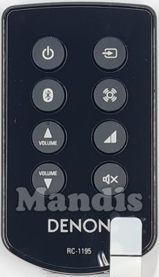 Télécommande d'origine DENON RC-1195 (30701020100AD)