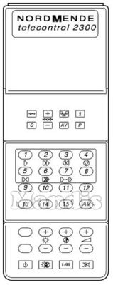 Télécommande d'origine THOMSON TC2300 (583437) Télécommande d'origine THOMSON TC2300 (583437)