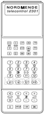 Télécommande d'origine THOMSON TC2301 (583449) Télécommande d'origine THOMSON TC2301 (583449)