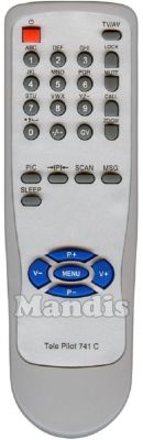 Télécommande d'origine GRUNDIG TELE PILOT 741C (759550590700) Télécommande d'origine GRUNDIG TELE PILOT 741C (759550590700)
