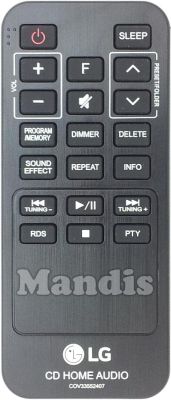 Télécommande d'origine LG COV33552407 Télécommande d'origine LG COV33552407