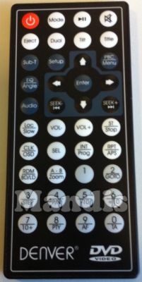 Original remote control DENVER CAT130