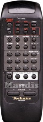Original remote control TECHNICS EUR643861